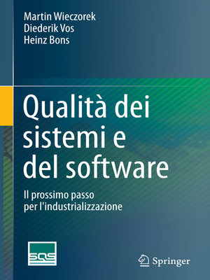 cover image of Qualità dei sistemi e del software